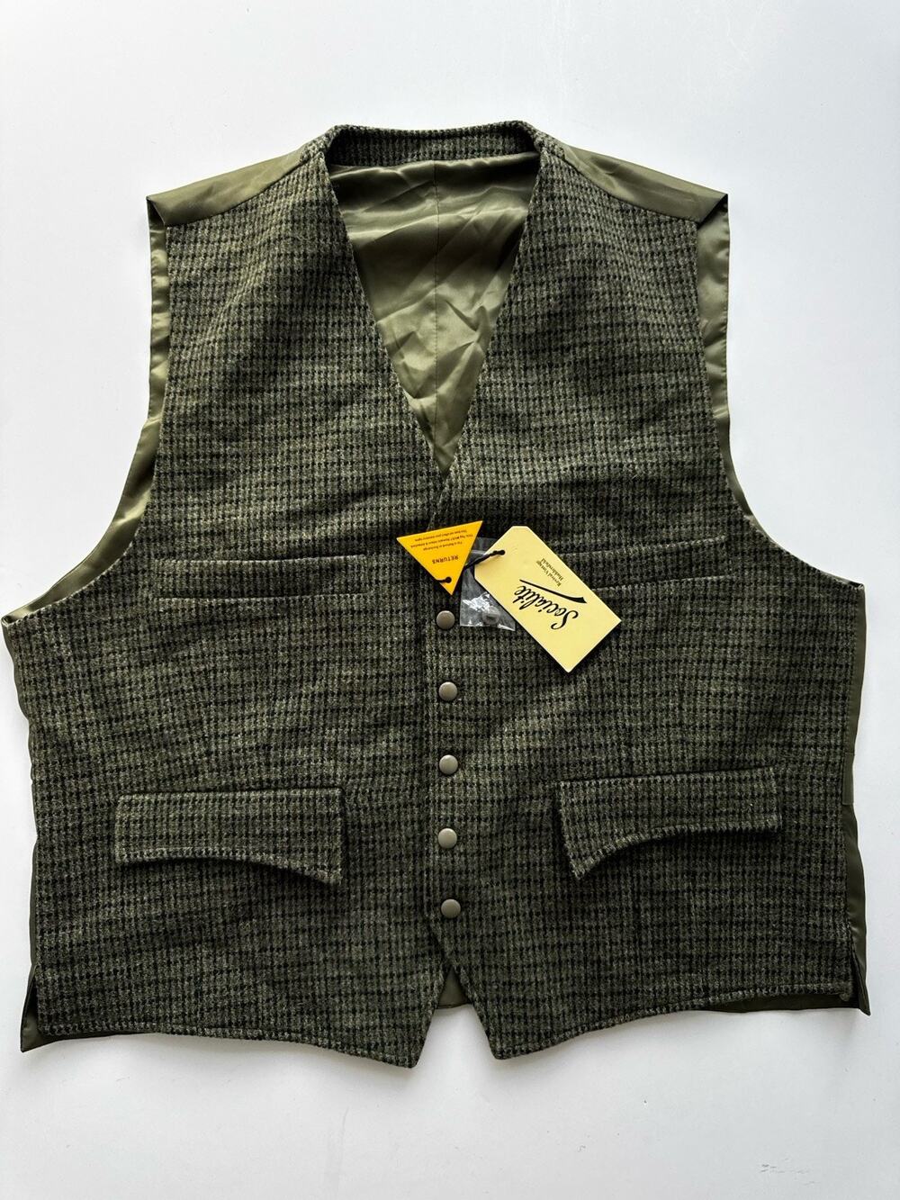 Socialite Clubman Single Breasted Waistcoat 1940s Style